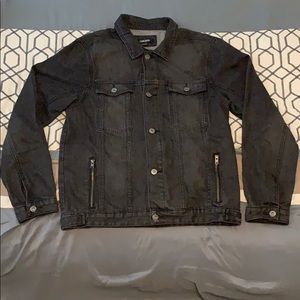 Preowned Zanerobe Blk denim jacket sz L